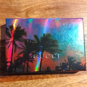 Gucci limited edition palm trees small box with silk pouch